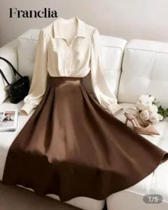 【美品／未着用】 SHEIN / Francliaワンピース（Sサイズ）