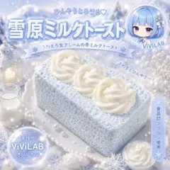 ViViLAB 雪原ミルクトースト スクイーズ 海外スクイーズ
