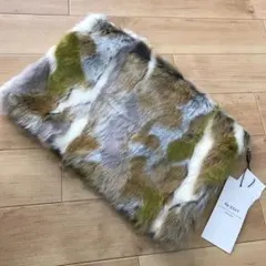 ファークラッチバッグ　ミックスファー