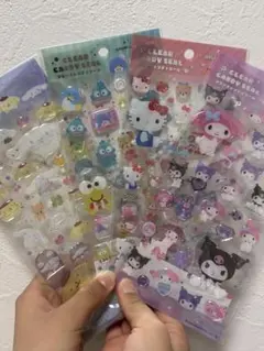最終値下げ【正規品】Sanrioクリアキャンディシール 4枚セット