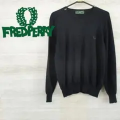 春物 FRED PERRY フレッドペリー イタリア製＜薄手ニット＞M2154c
