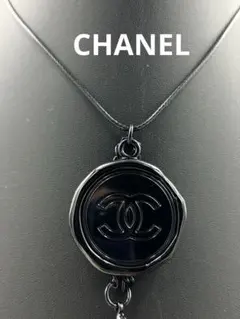 CHANEL シャネル ノベルティ ココマーク キーホルダー　チャーム　ブラック