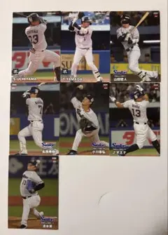 プロ野球チップス2023・2024東京ヤクルトスワローズ7点セット