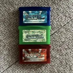 ポケットモンスター リーフグリーン ルビー GBA ソフトのみ