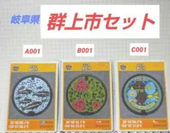 マンホールカード岐阜県　群上市セット