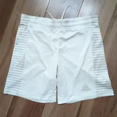 adidas ホワイト サッカー パンツ150