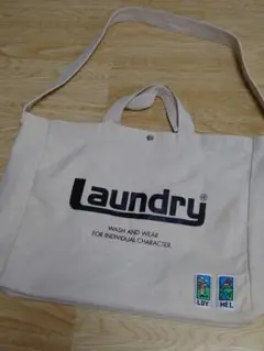 laundry トートバッグ ベージュ