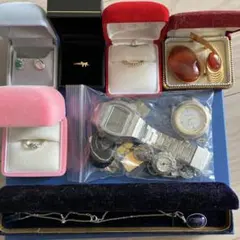 【まとめて出品】アクセサリーセット（リング・ネックレス・時計）