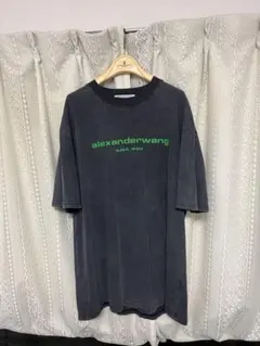 alexanderwang グレー オーバーサイズTシャツ