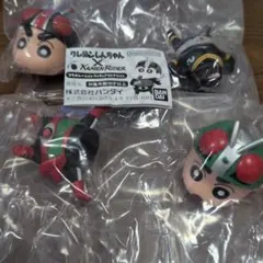クレヨンしんちゃん×仮面ライダーコラボレーションフィギュアコレクション2個セット