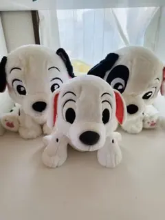 ディズニーストア限定 101匹わんちゃん プラッシュ ぬいぐるみセット 磁石付き ディズニーストア限定 101匹わんちゃん プラッシュ ぬいぐるみセット