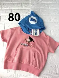 NANA モンスターズインク 半袖　パーカー 80 PIXAR Disney