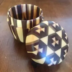 箱根寄木細工 棗 棗 香合 茶道具 小物入れ - メルカリ