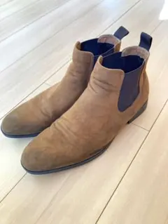 【値下げ】ショートブーツ　ブラウン　スウェード