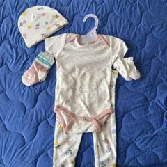 ベビー服 花柄セット 5点