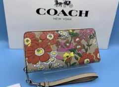 COACH 花柄 長財布