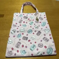 LADUREE トートバッグ ティータイム柄 ピンクのサムネイル