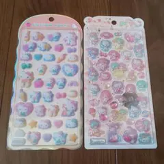 リトルツインスターズ マイメロ うるちゅるポップシール キティ コットンパフィ