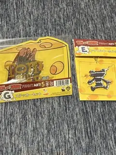 トム＆ジェリーハッピーくじ E賞 アクリルキーホルダー G賞ステッカー付き