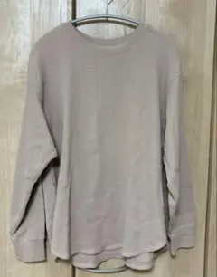 ワッフルカットソー