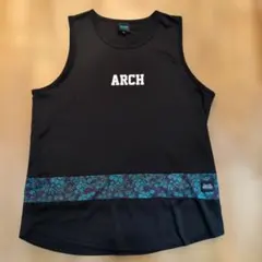 ARCH バスケストレッチドライメッシュタンクトップ XLブラックのサムネイル