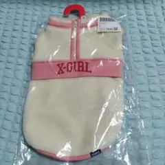 X-girl 犬用フリース ハーフジップ 3Lのサムネイル