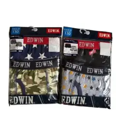 EDWIN ボクサーパンツ 130サイズ 4枚セット