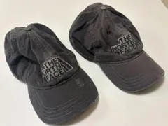 THE NORTH FACE グレーキャップ ダメージ