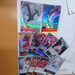 ワンピースカード　サンジ　パラレル　OP12 オマケ付き