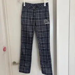 FILA golf裏起毛チェック柄パンツ レディース　Ｍ