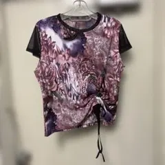 花柄・ペイズリー半袖Tシャツ