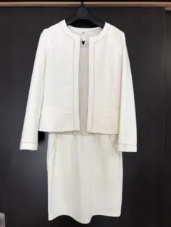 【HUSHUSH】スーツ セット　レース　切り替えワンピース　ジャケット　美品