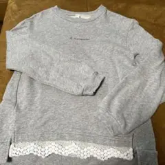 グレー 長袖 トレーナー