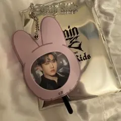 straykids domiATE ランダムミニうちわキーホルダー チャンビン