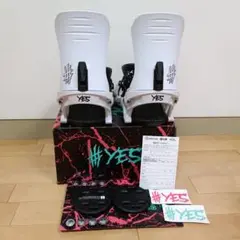 未使用　24-25 YES IPOスノーボード ビンディング Mサイズ　グラトリ