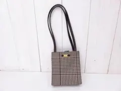 【値下げ】美品　ラルフローレン　ミニハンドバッグ　革　レザー　茶　かばん