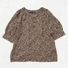 SLOBE IENA 花柄 カシュクールブラウス レッド 赤 - メルカリ
