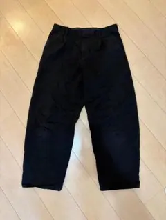 UNIQLO:C バレル パンツ ワイドフィット チノパンツ ブラック Lサイズ