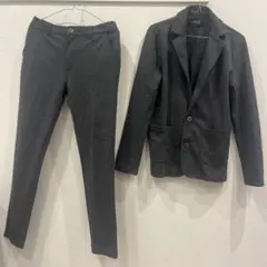 美品　テーラードジャケット　セットアップ　チャコール　M カジュアル　メンズ