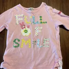 Hot Biscuits ピンク 長袖Tシャツ