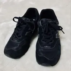 New Balance 定番574オールブラック27cmインナーソール未使用箱付のサムネイル