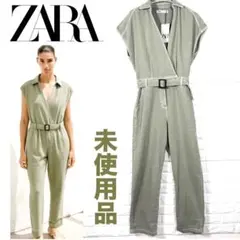 【タグ付・未使用】ZARA カーキ オールインワン XS