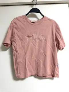 FILA 半袖 Tシャツ ピンク 刺繍ロゴのサムネイル