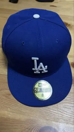 New Era 59FIFTY LAキャップ サイズ8 ネイビー