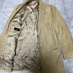 【最高級】dunhill ダンヒル ゴートレザー テーラードジャケット 羊革 Lのサムネイル