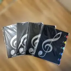 [期間限定値引き]音楽ファイル 書き込みできる　4冊セット