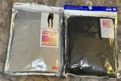 ユニクロ ヒートテック タイツ クルーネックT 9部袖 メンズ Мサイズ