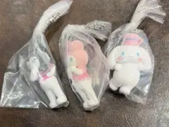 サンリオキャラクターズ　ミニチュアチャーム　ライブキャラクター　3点セット