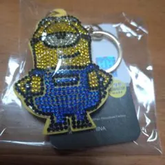 ミニオンズ　ラインストーンキーホルダー