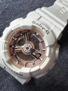 CASIO Baby-G BA-110 ホワイト ローズゴールドのサムネイル
